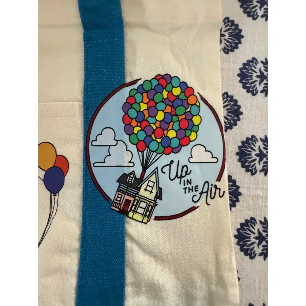 Disney UP Carl & Ellie Double Sided Purple Custom Made Mini Tote
